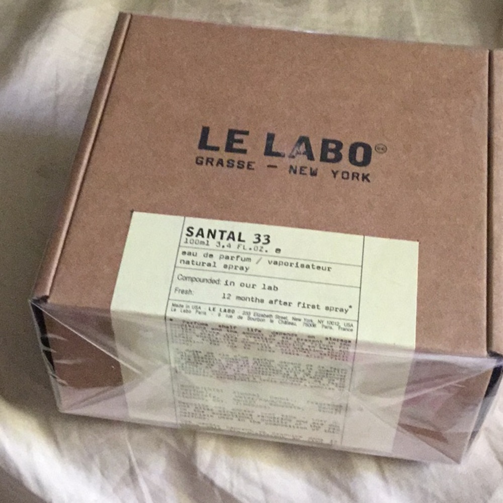 LE LABO SANTAL 33 UNISEX PERFUME NEW IN BOX.